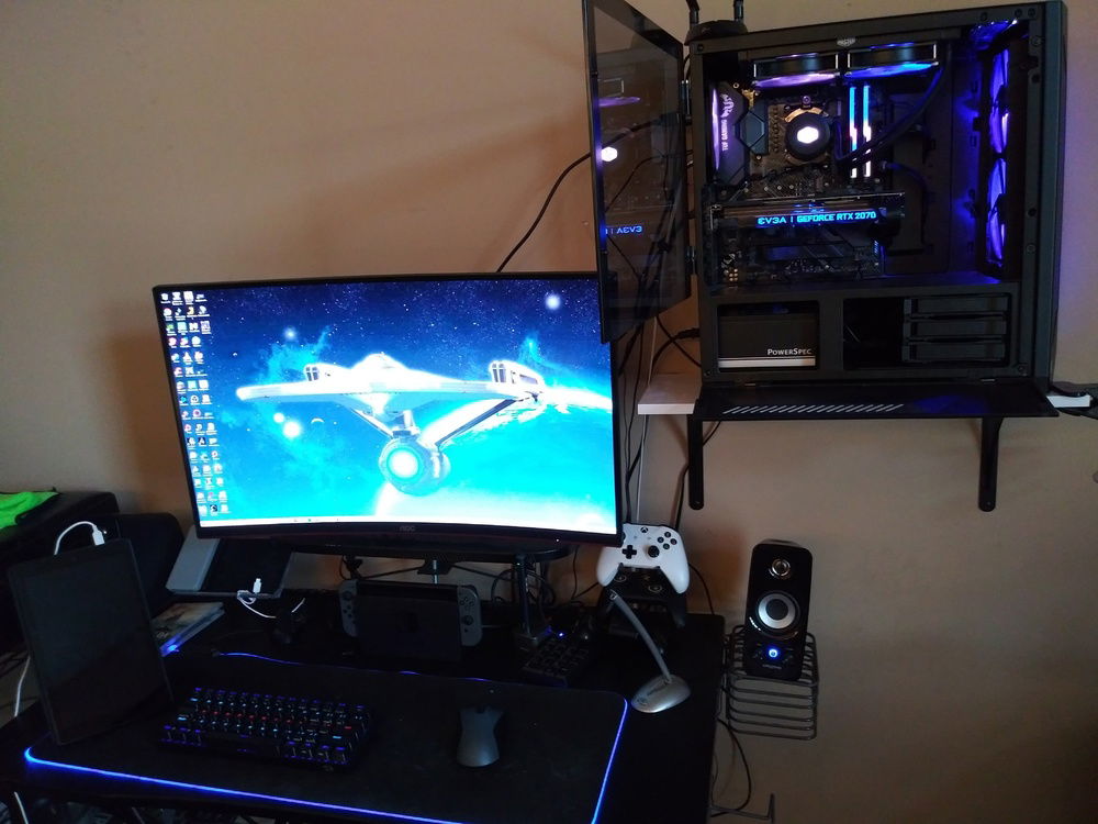 My computer Blue Bumblebee.