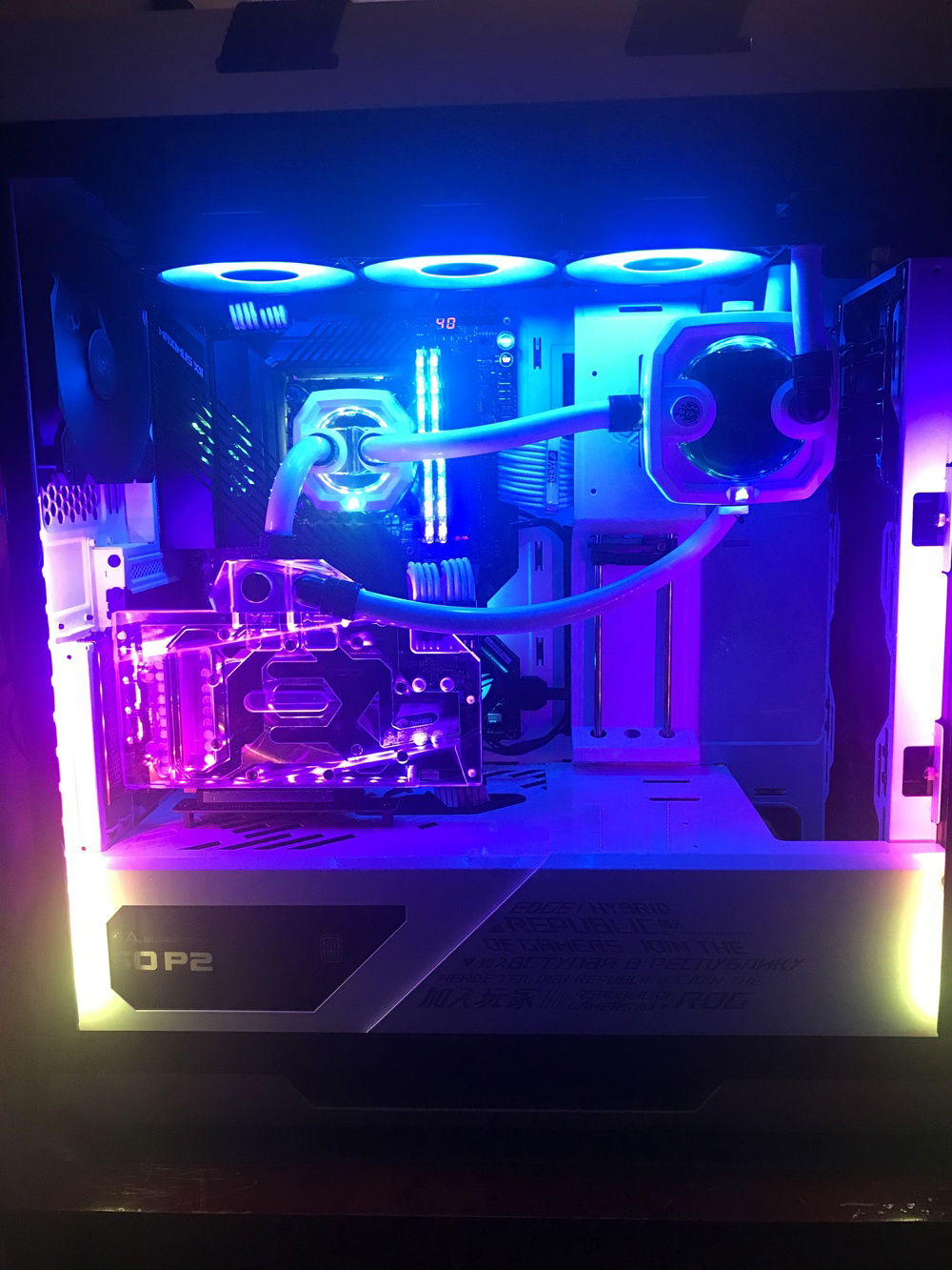 g skill trident rgb light done time currently