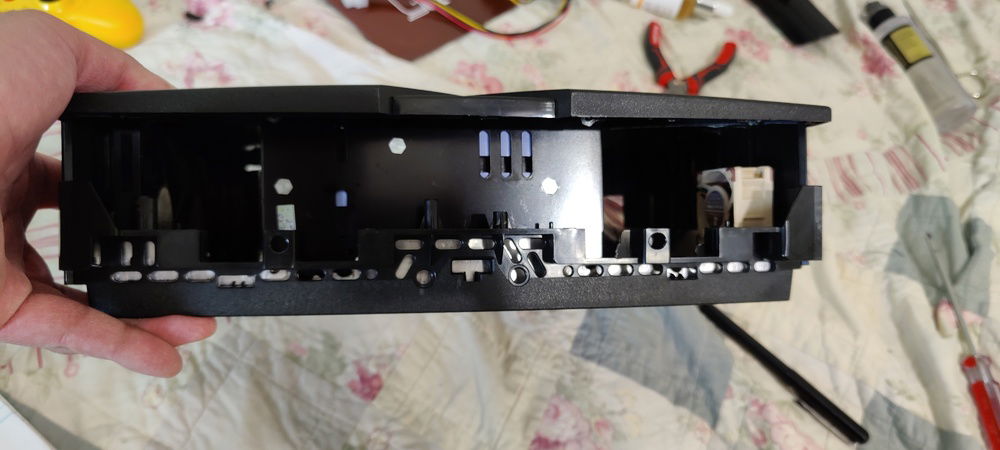 PSU fitment from the front.