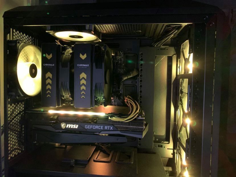 Just discovered I could change lighting effect of my GPU in MSI dragon center hahahaha