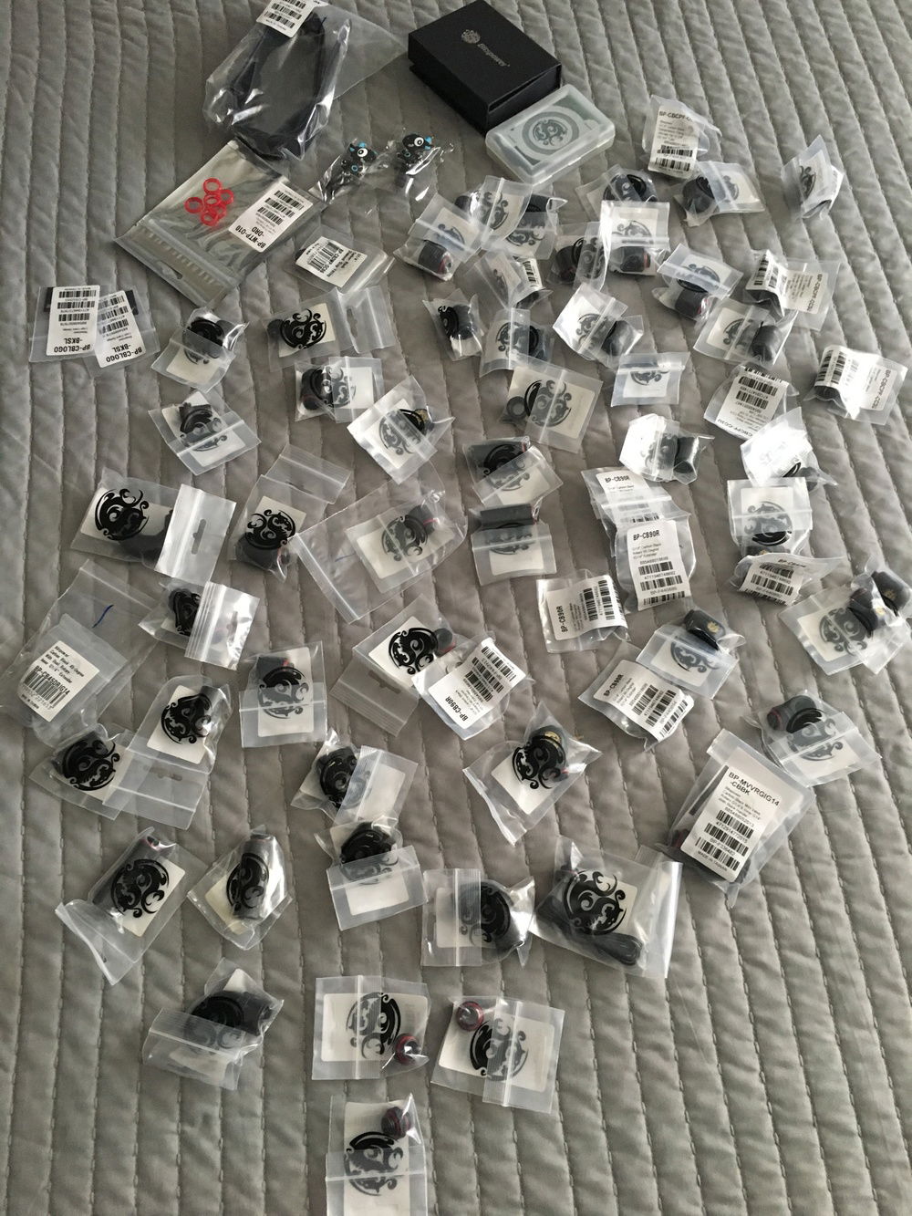 Fittings, lots and lots of fittings.