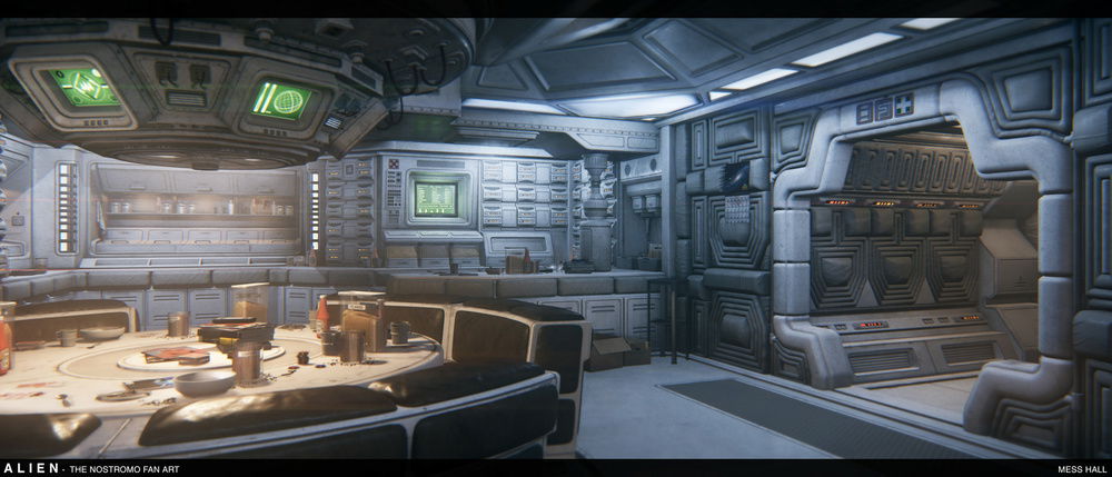 Core colors based on Nostromo interior