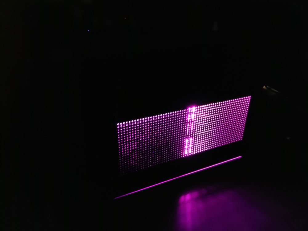 In the dark