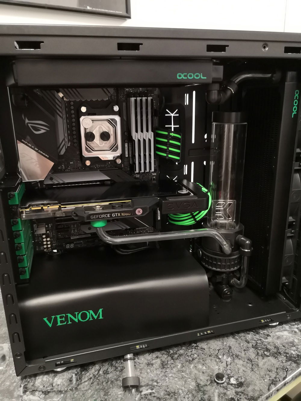 Assembly of my update to Ryzen.