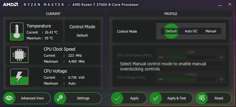 Idle CPU Temp