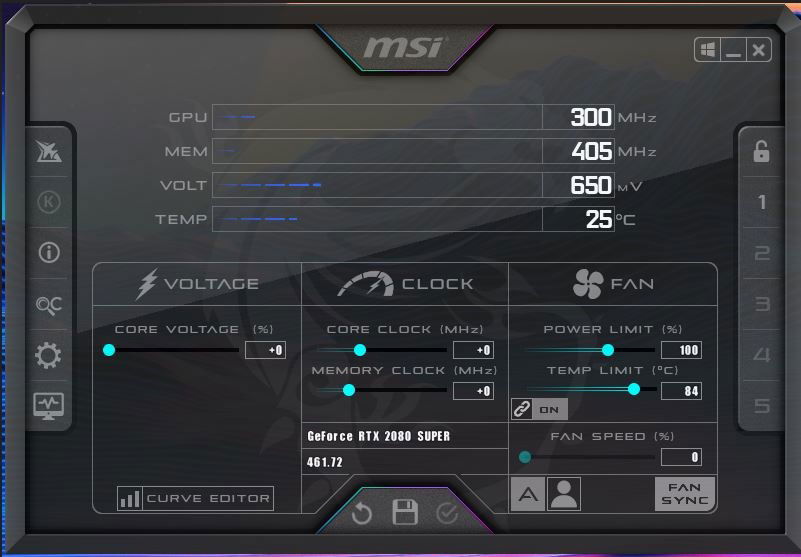 Idle GPU Temp