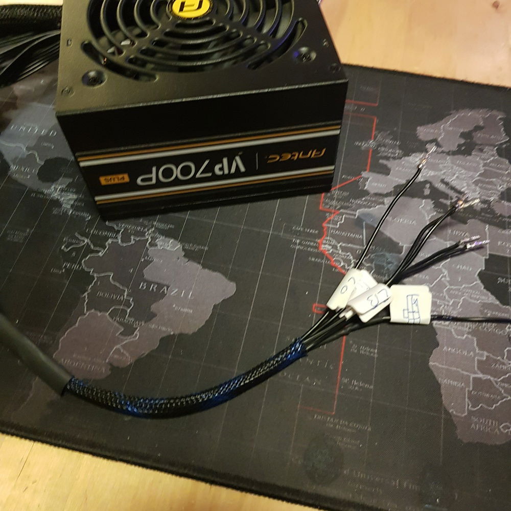 Sleeving the 8-Pin PCIE