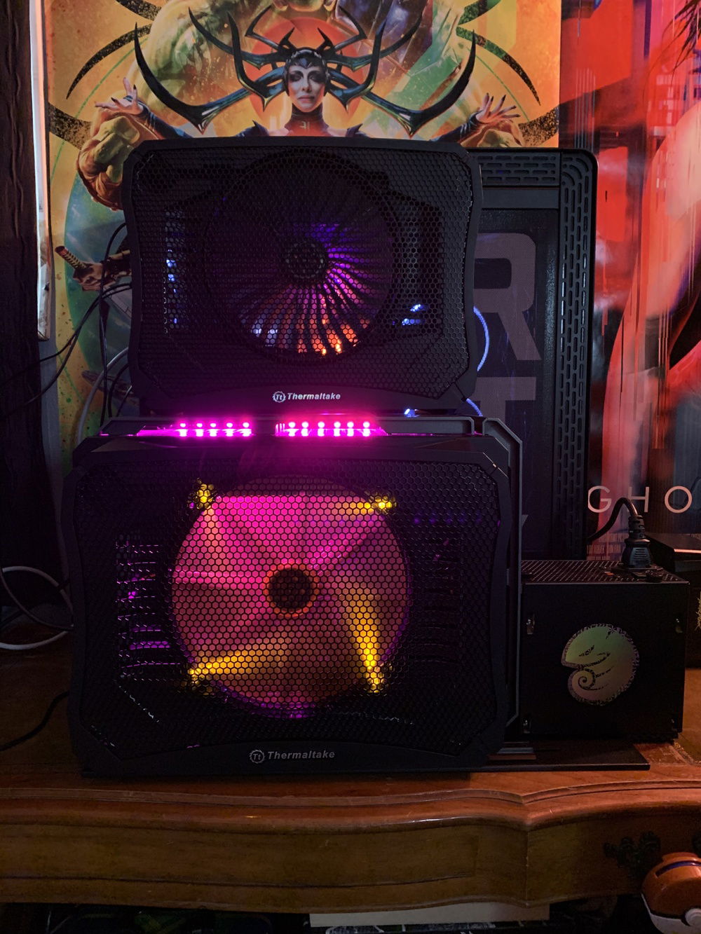 Front view of build.