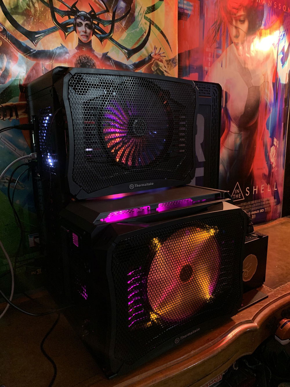 Left side/ back of build.