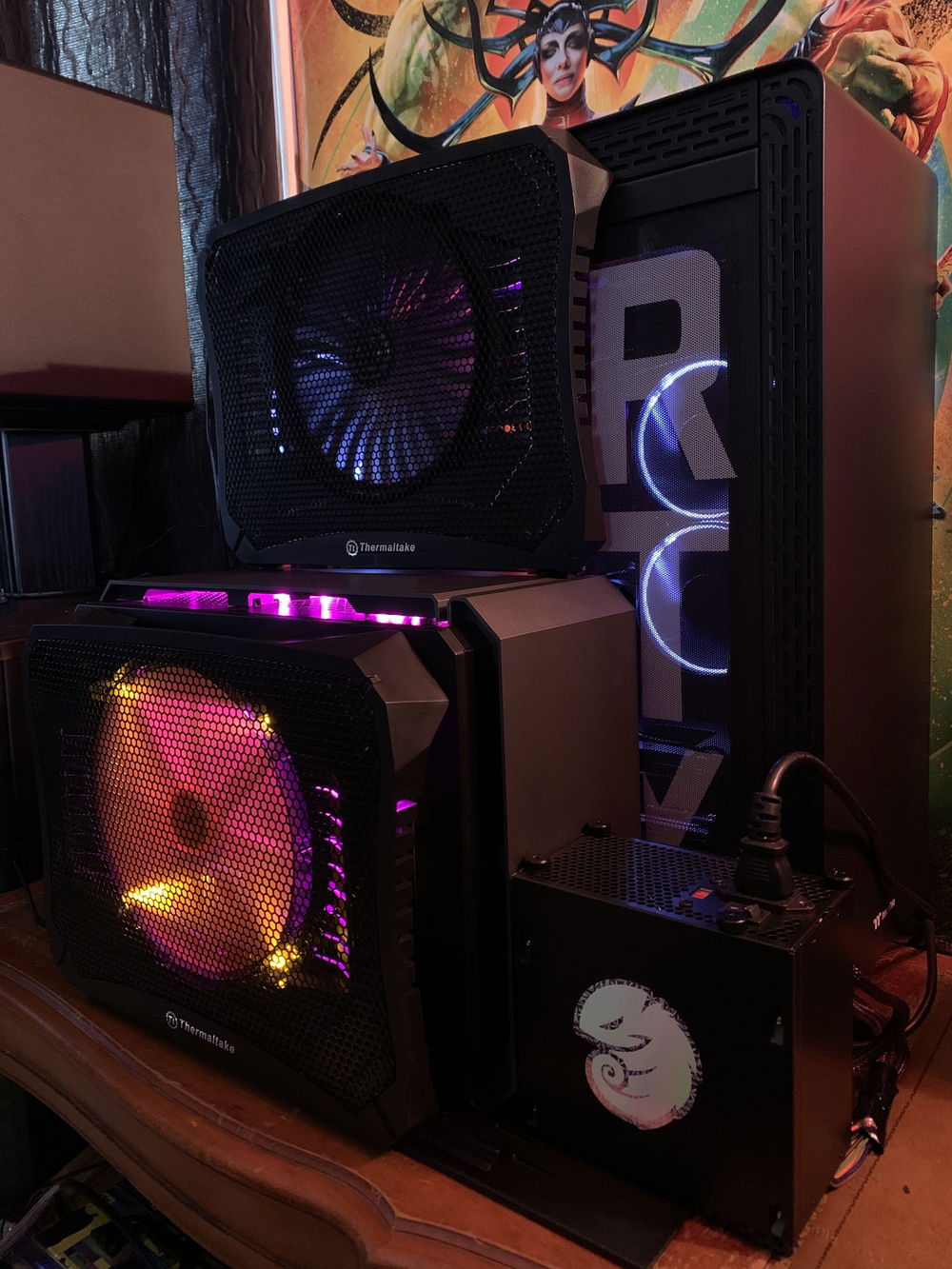 Right side of build.