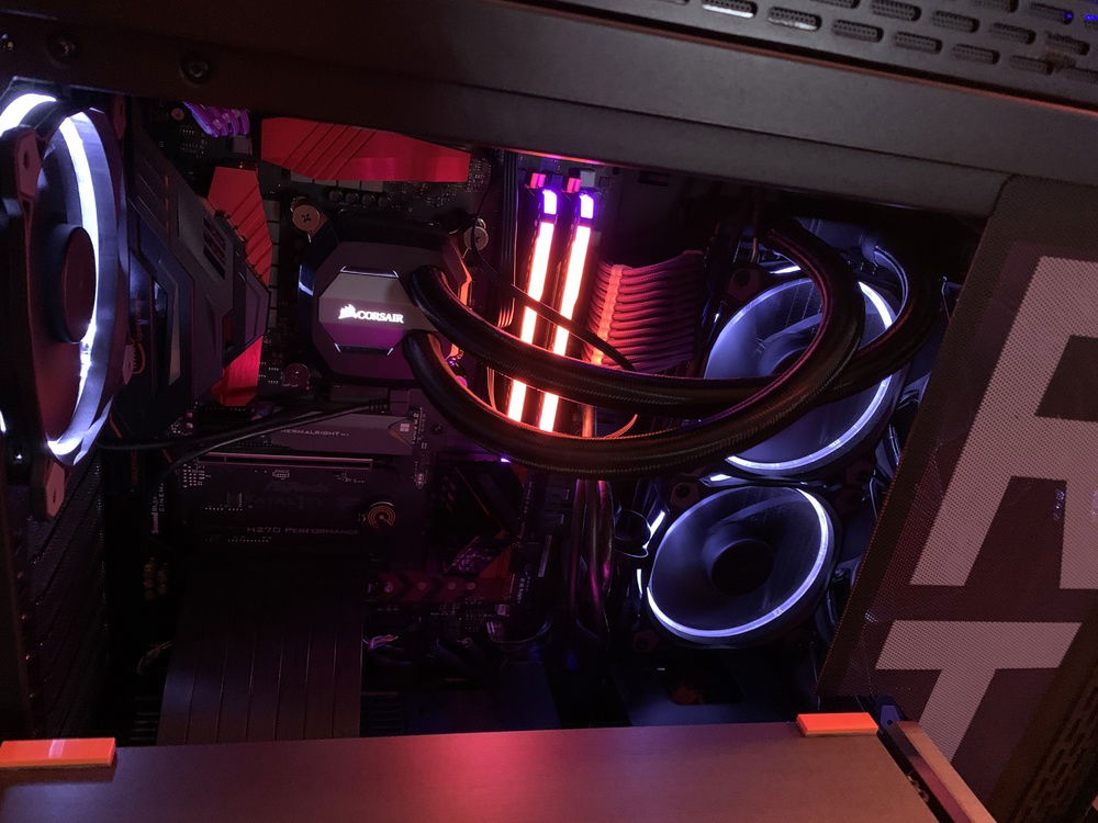 Inside view of build.