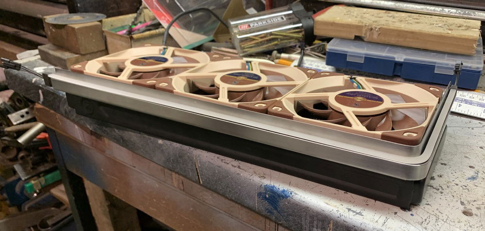 Custom brushed led strip mount