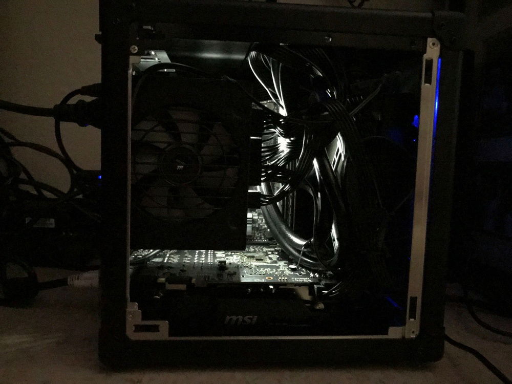 Yes, it's a mess in there. I'm looking for shorter cables so they aren't all bunched up. Also it's up on stilts when it runs to allow air in the bottom.