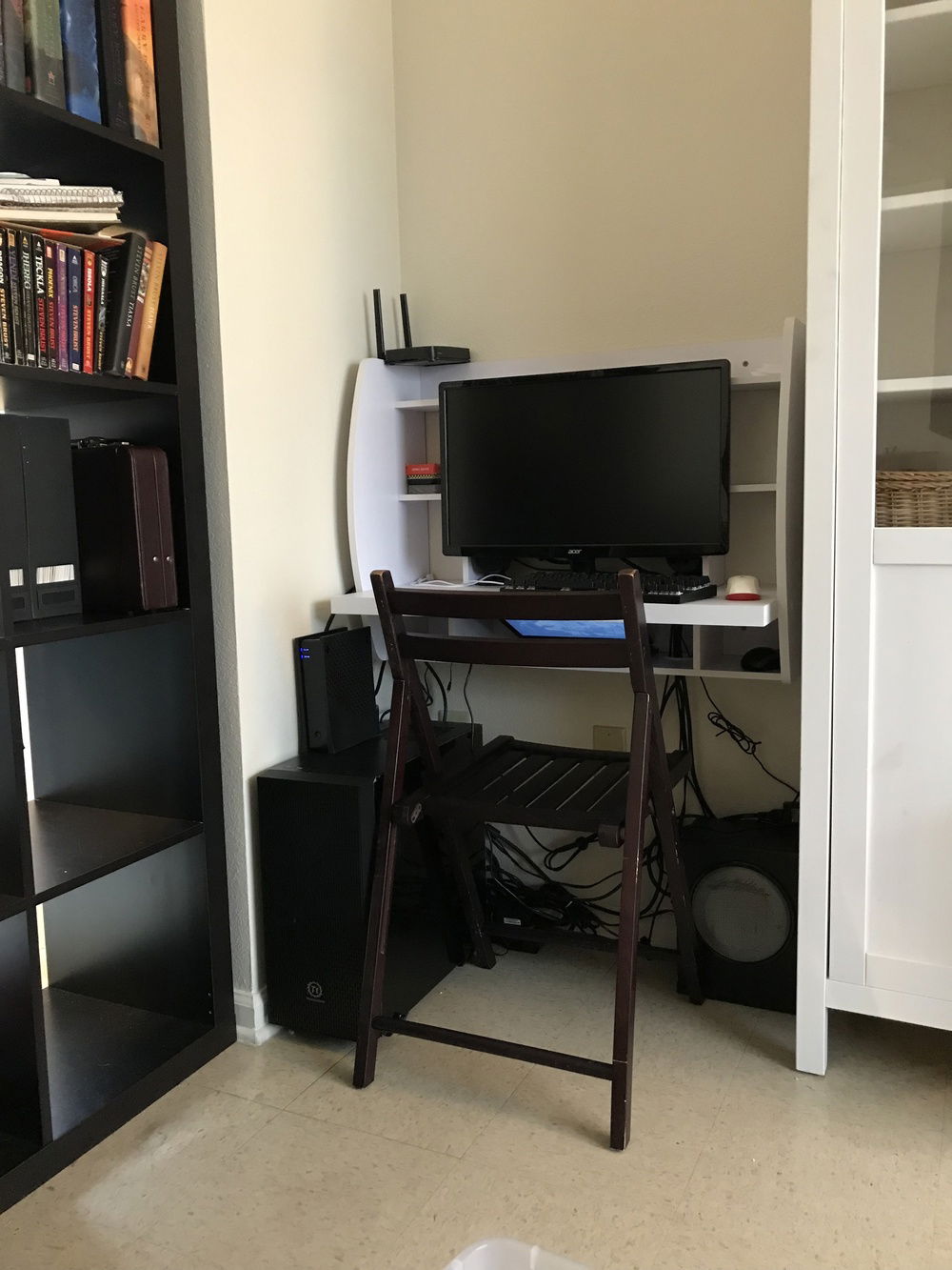 Dad’s little gaming corner.