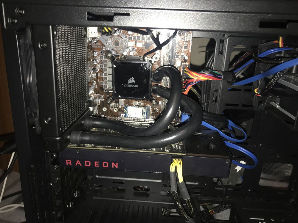 Sorry about the Cable management!