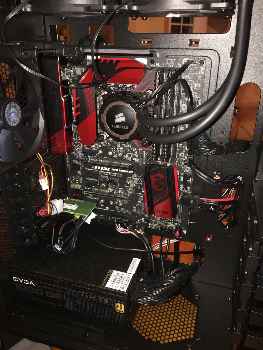 Before graphics card installation
