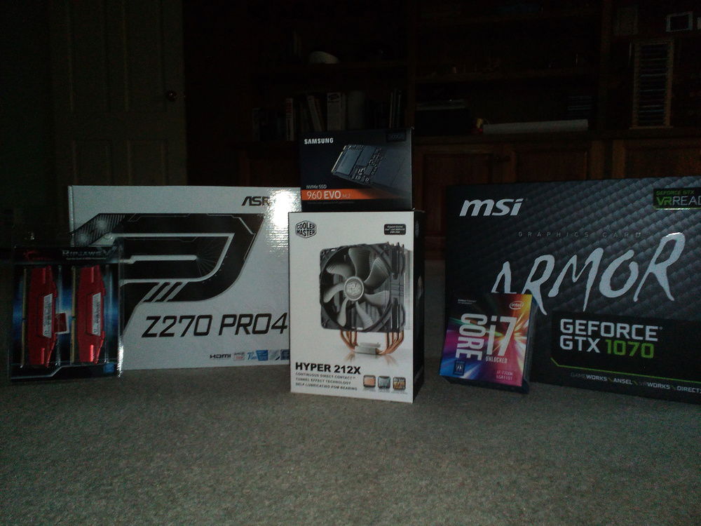 This was from when I build the pc.