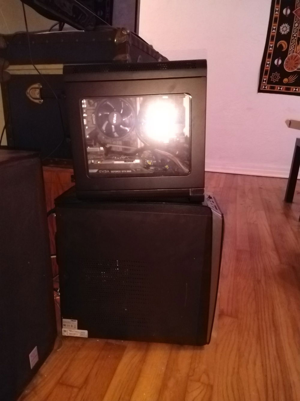 Side view (plastic still on window)