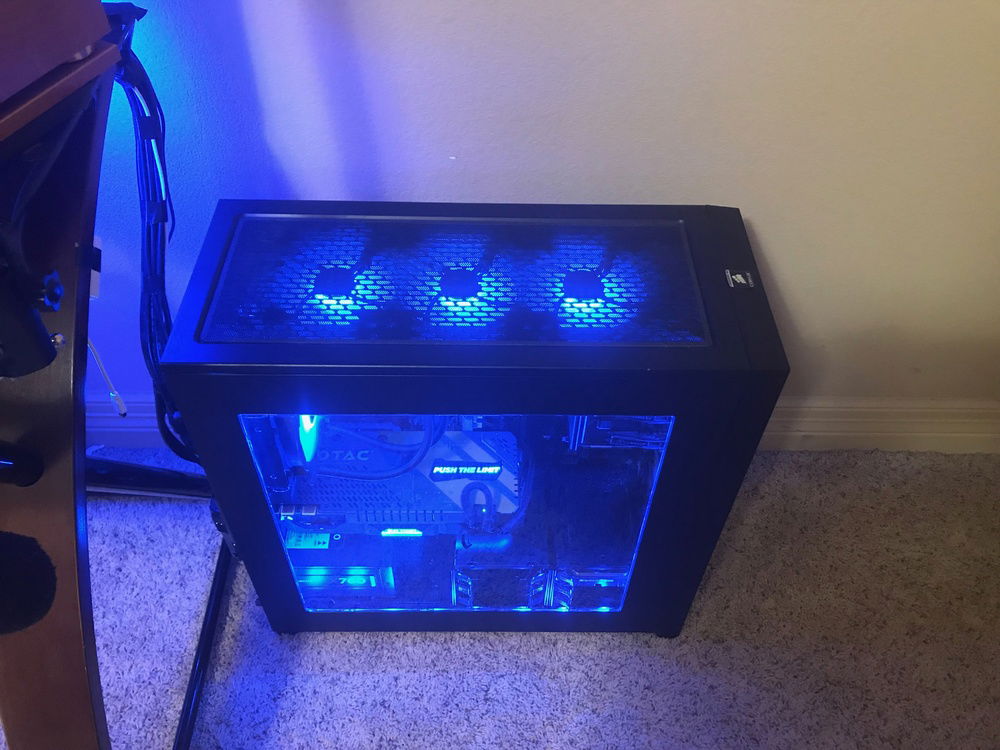 Computer looks really nice now and the LEDS and fan cast off a ton more light than before. Really enjoy it now.