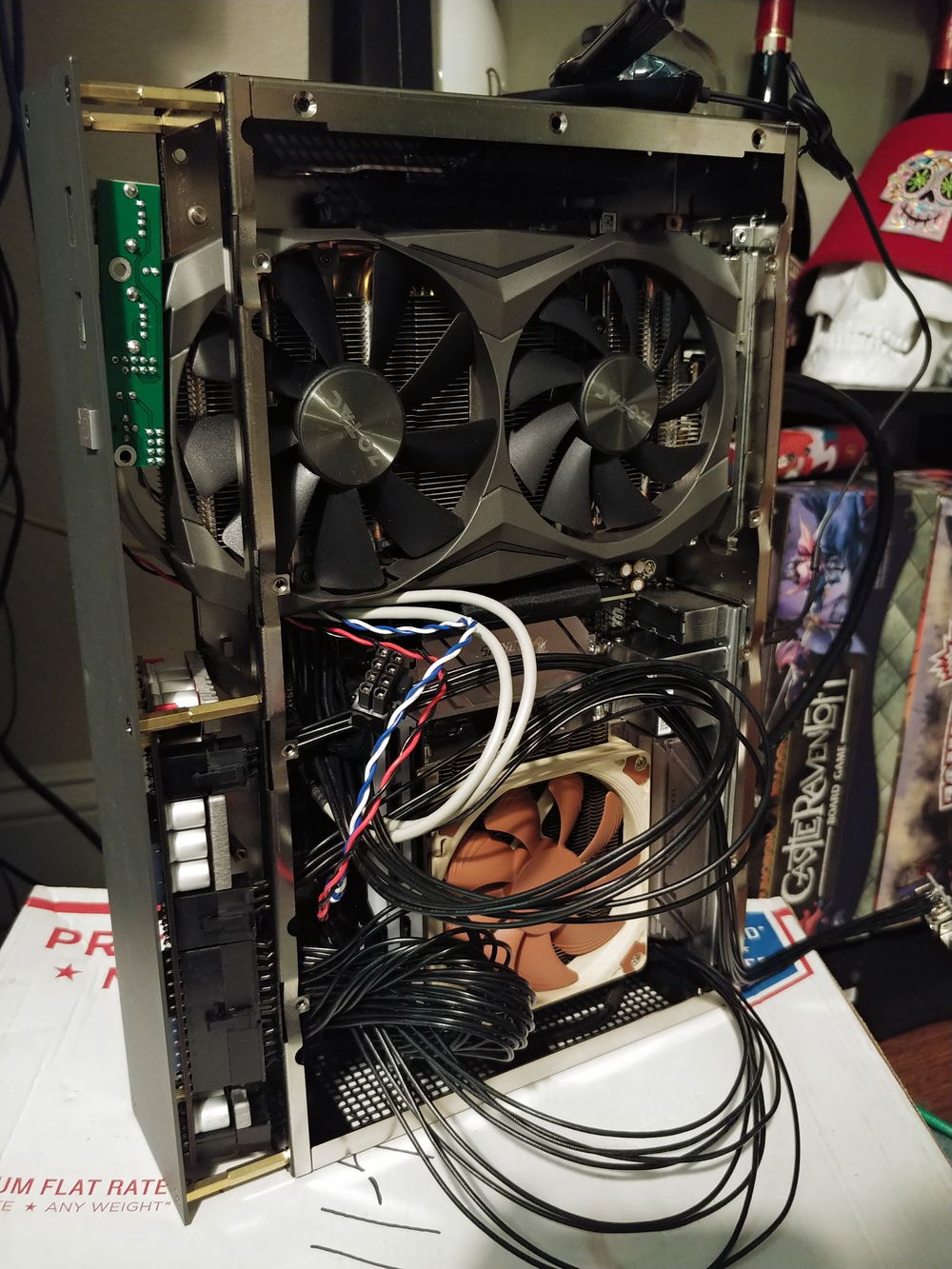 Rats nest in the open side.