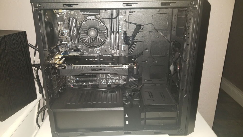 Internals right after build was complete.