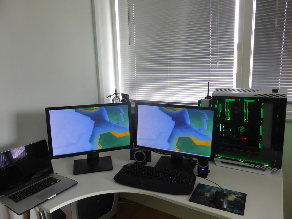 Previous tubing layout