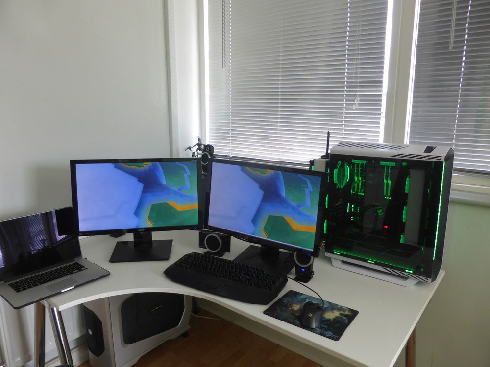 Previous tubing layout