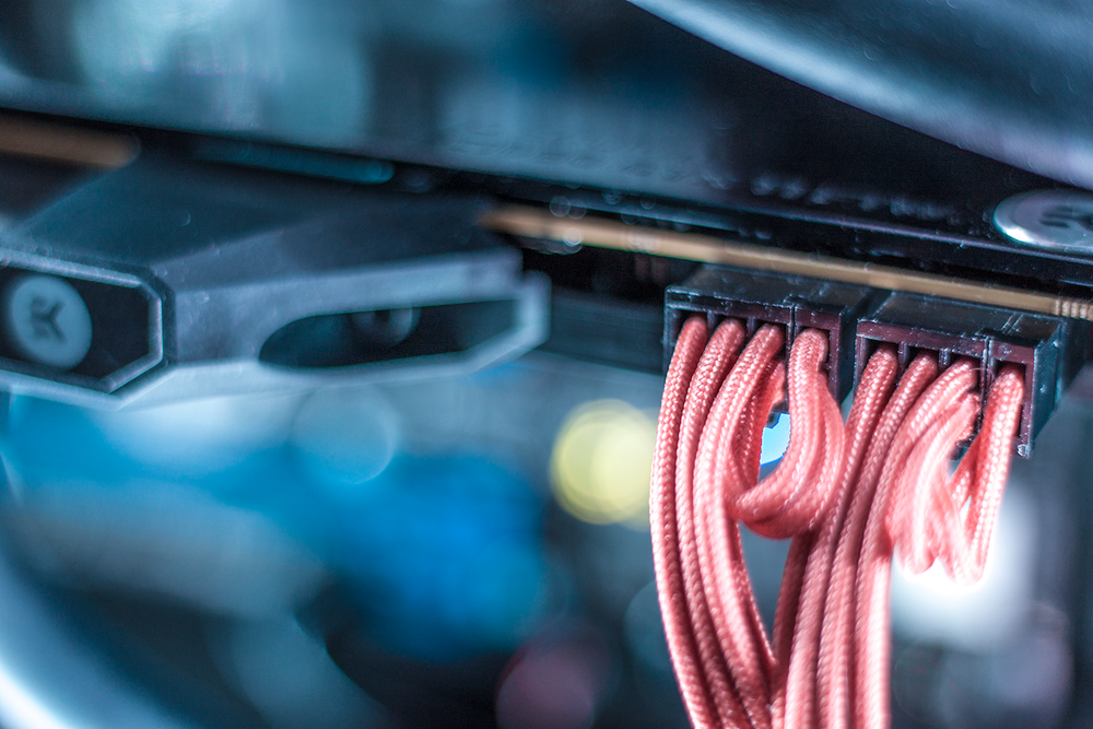 Cablemod Cables. Not as neatly arranged as I would like ;)