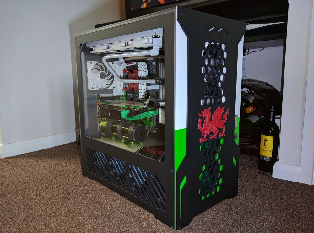 Exterior powered off