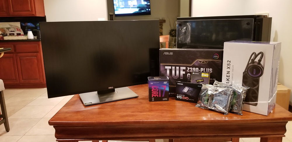 Missing RTX 2060, New case, and Corsair wireless Harpoon mouse