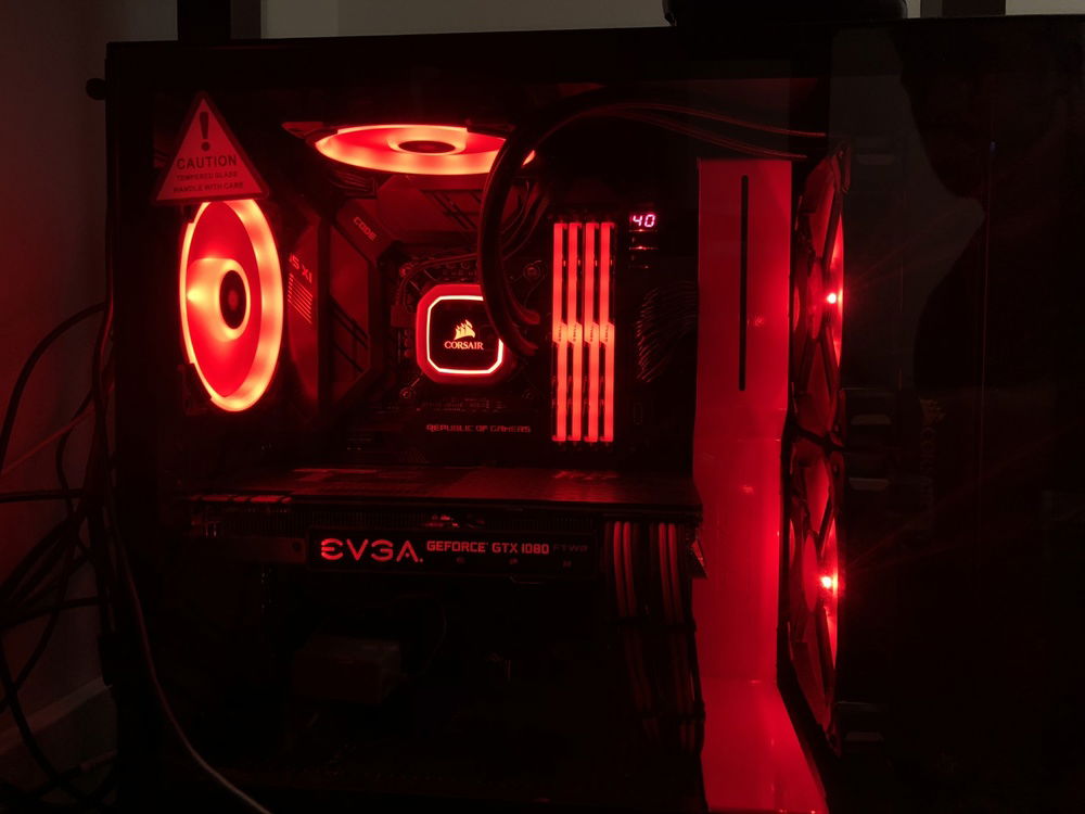 Finished product! A couple of my buddies picked on me for getting the RGB, but I knew I wanted it, and I'm sure glad I did it.