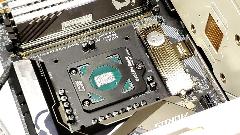 direct die cpu installed