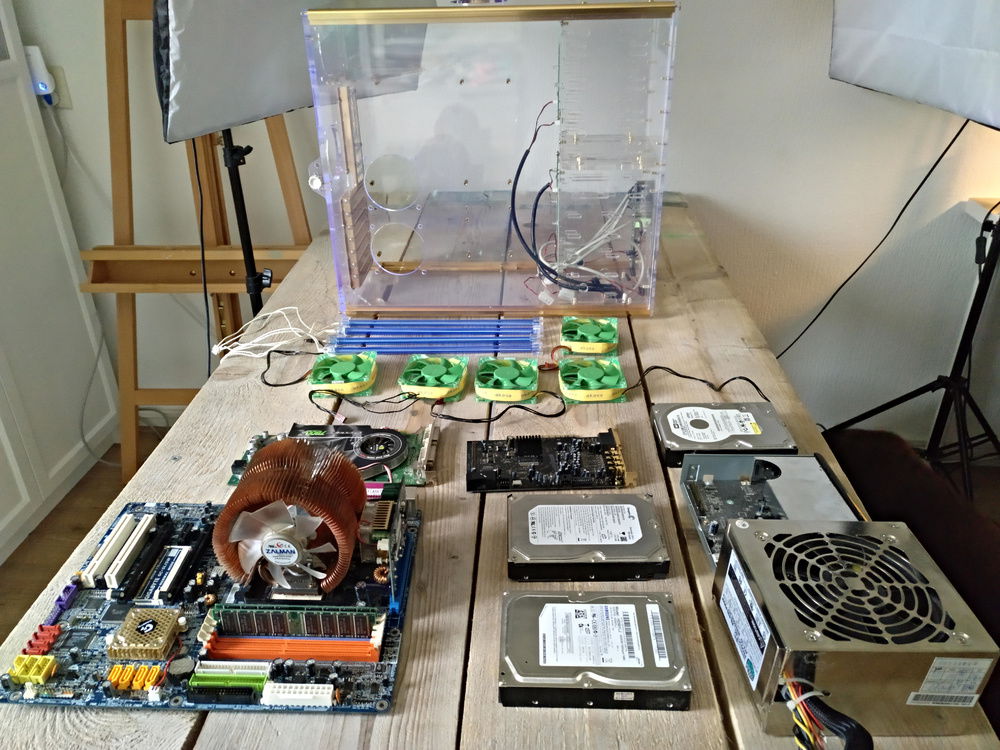 Overview of most components