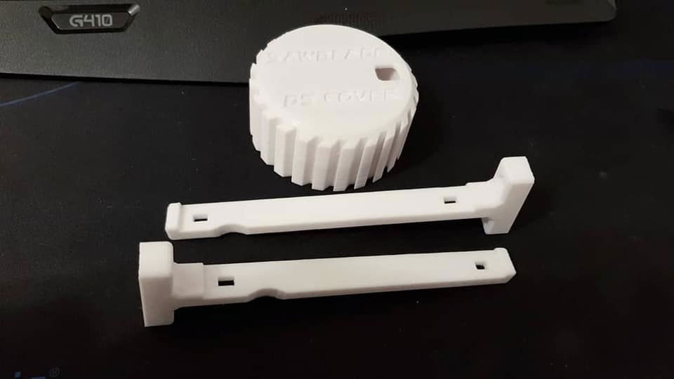 Pumpcover and Resholder 3D printed