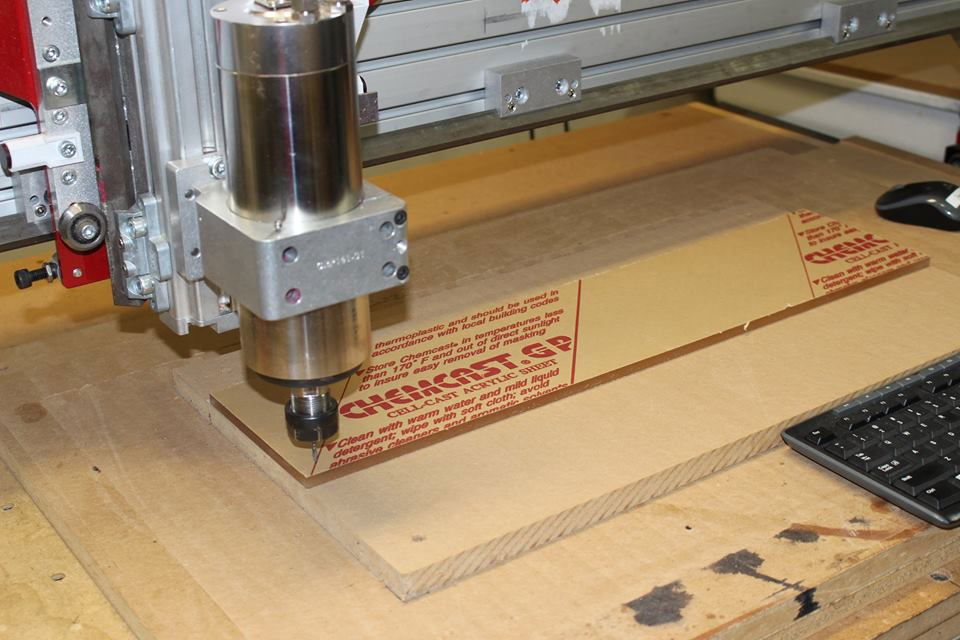 CNCing Front Distro Block