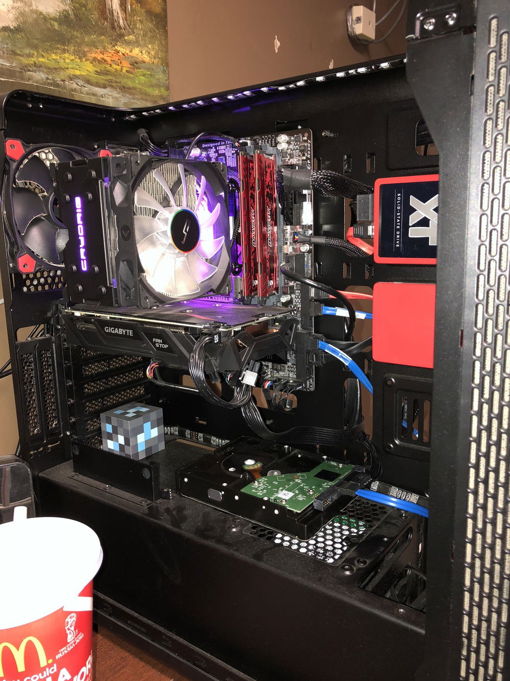 Updated cable managment