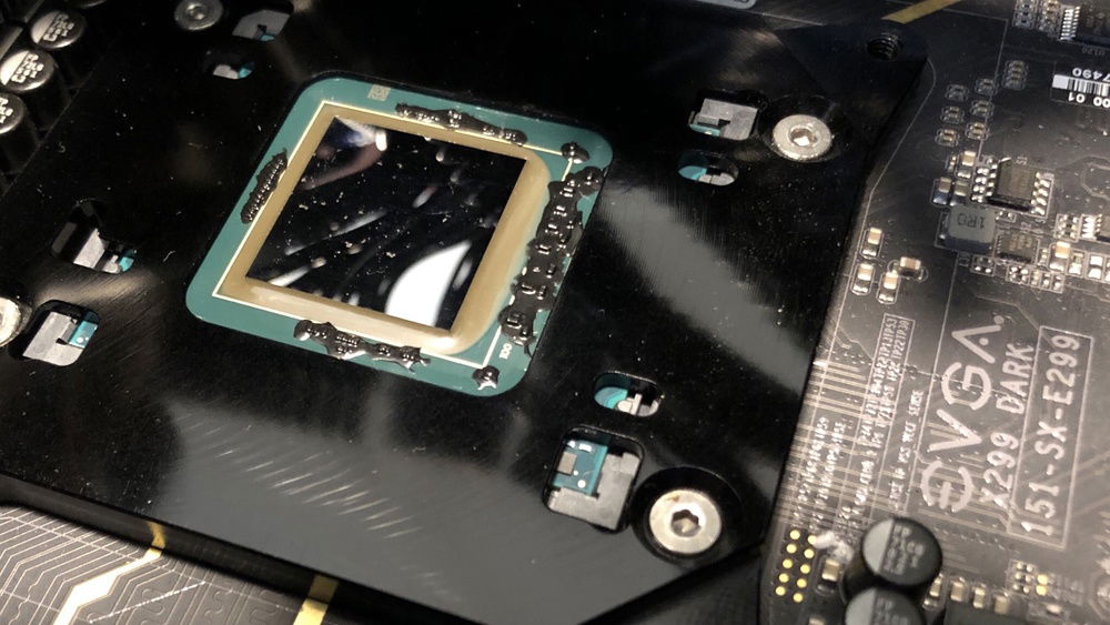 Slight imperfections on the die from the galium.