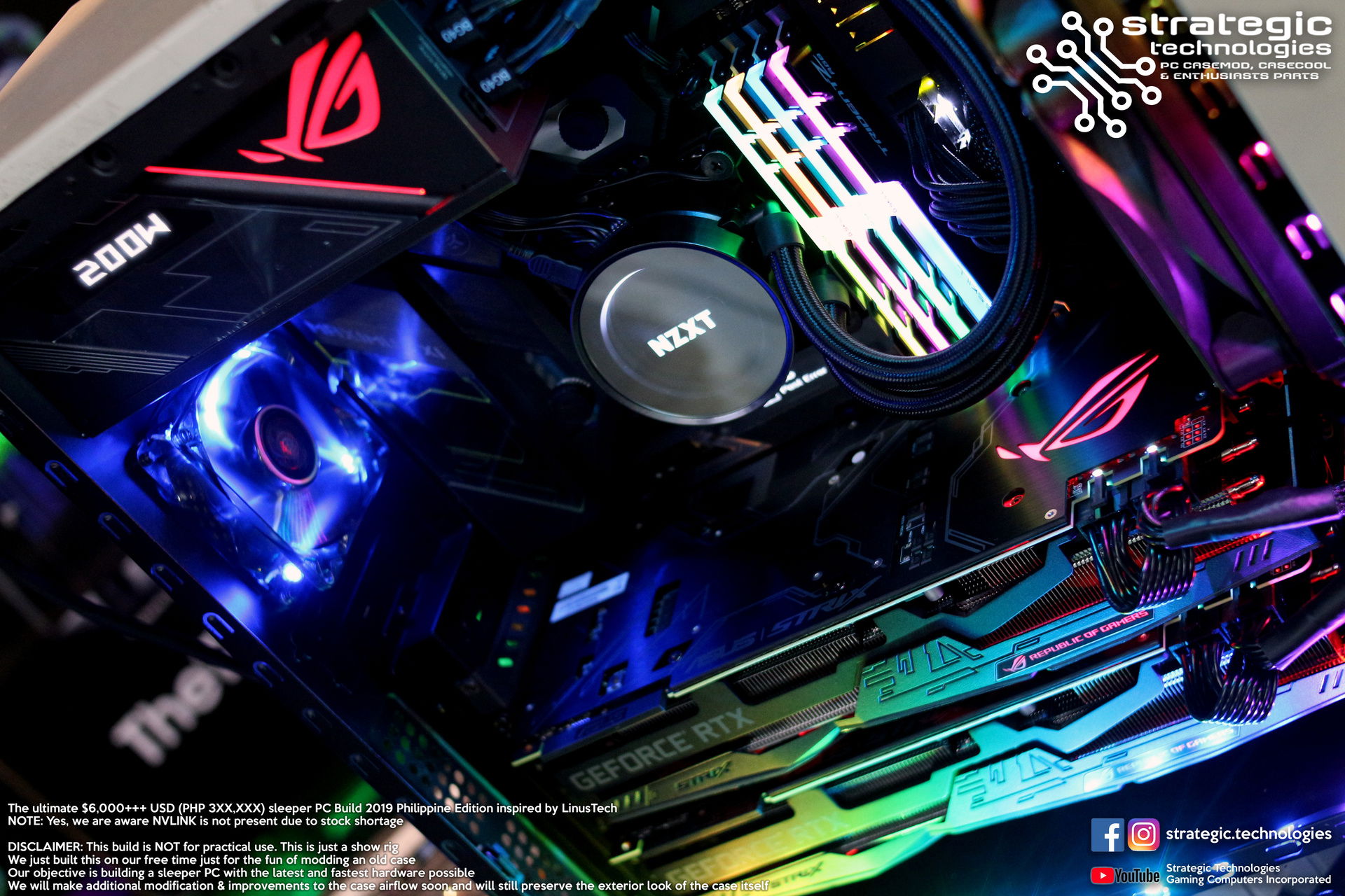 The ultimate 6000+++ USD Sleeper PC build 2019 Philippine Edition