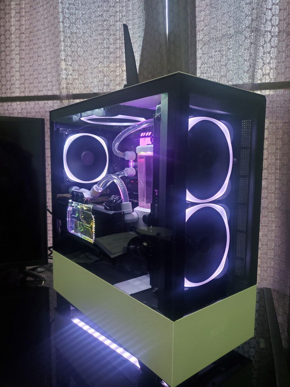 Initial Finish showing front