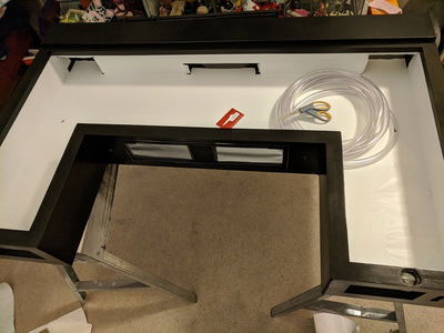 Carbon Fiber vinyl wrap applied!  It was extremely difficult to do as one solid piece and I wish I hadn't wasted my time and energy on that.