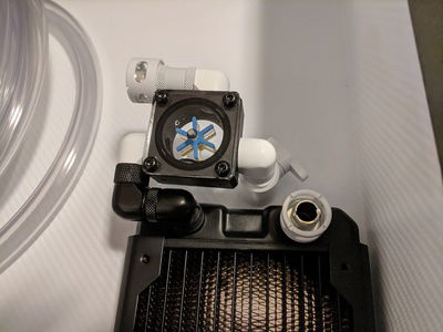 The drain port assembly (mirrored for the other side) was very difficult because of the tight corners, but I didn't have much space to work with here once all the parts were in.