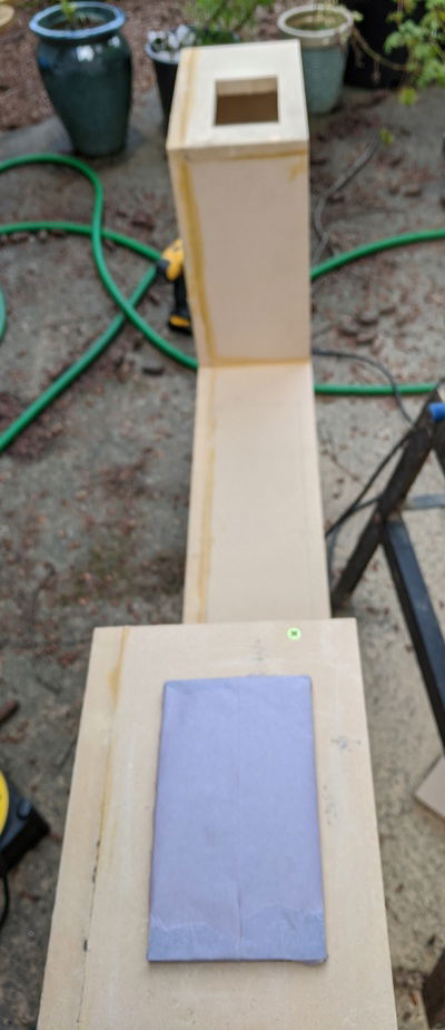 Both reservoir holes finished!  It's a tight fit but works beautifully.