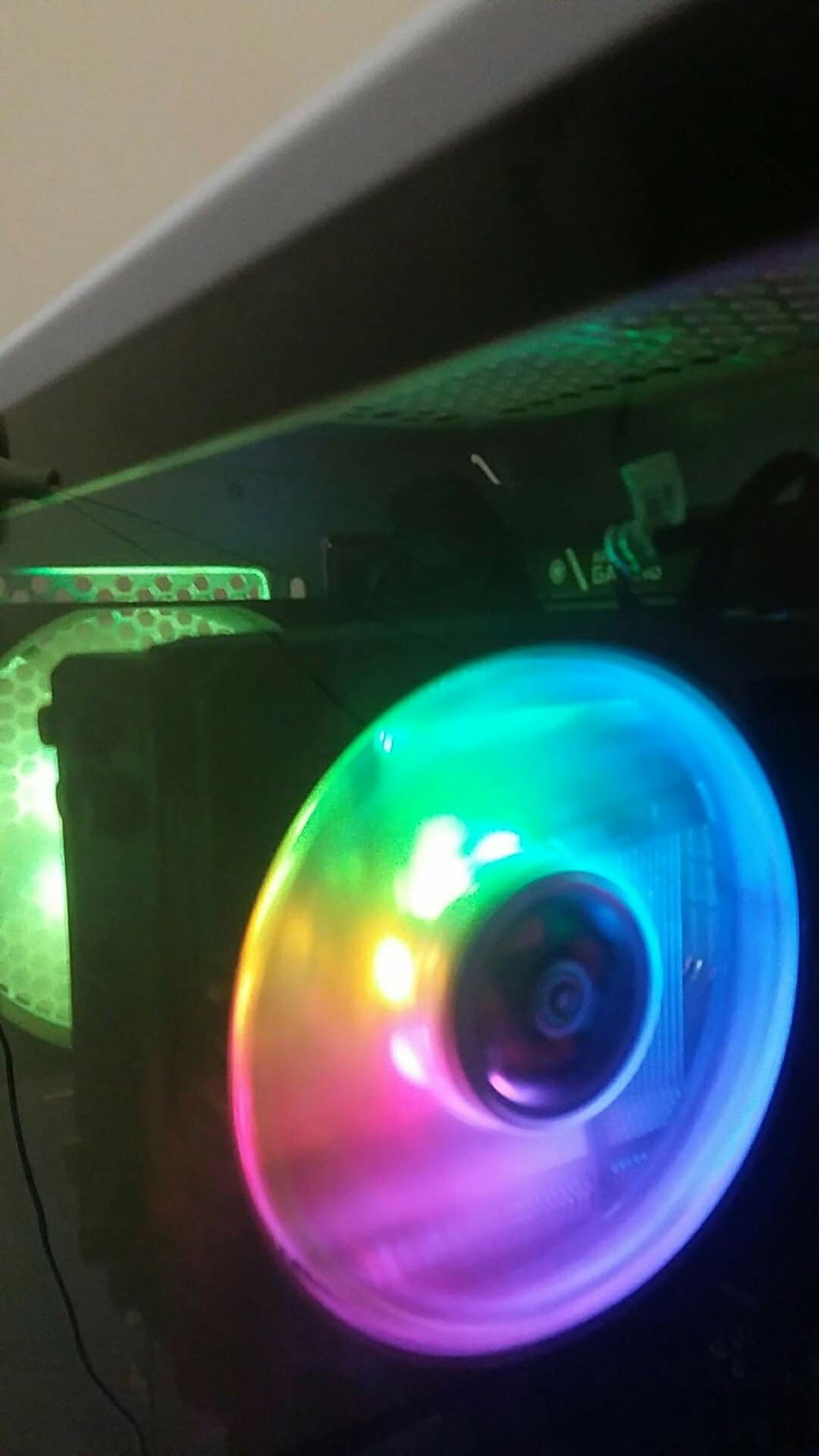 Here is some rainbow puke/RGB