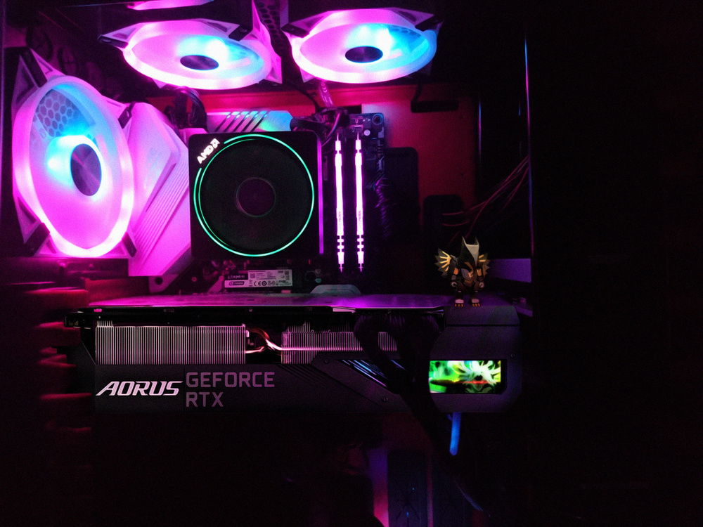 photoshopped the dream when i can finally find a rtx 3080 in stock.