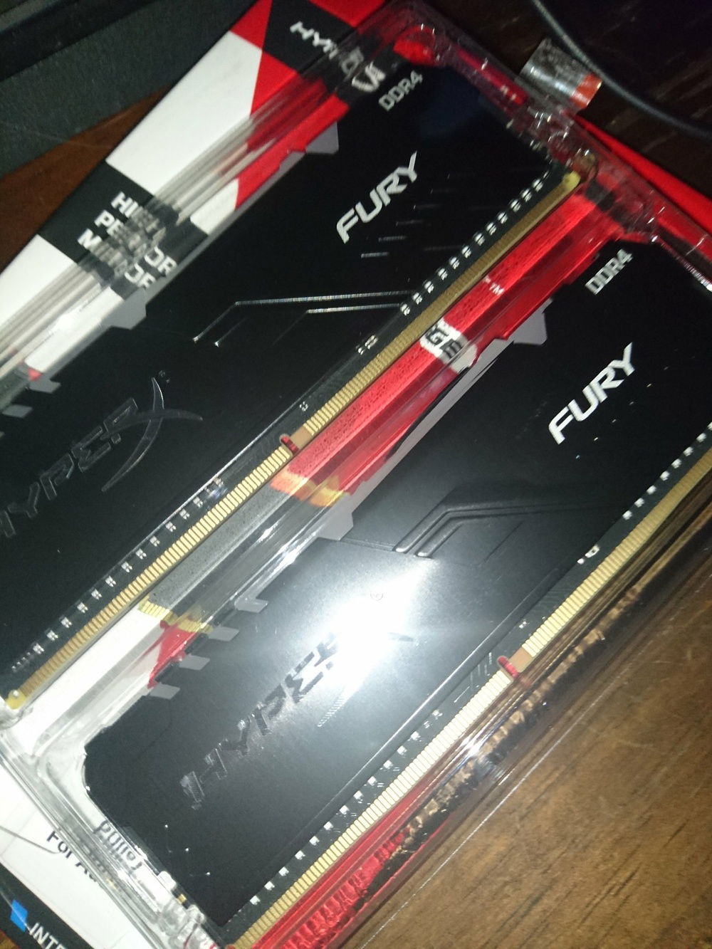 its my birthday today wanted to ad something else even though gpu's are still impossible to find, so i got more ram xD
