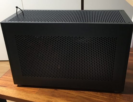 all done! note: ziptie was just for convenience while building, replaced it with the shoelace I mentioned in the post later