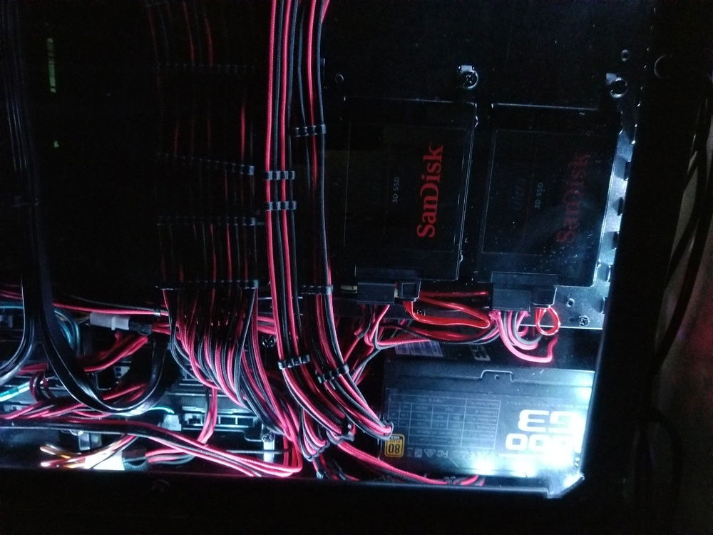 The cable set I chose is not the the greatest in terms of keeping form. I could tell you how many twist and turns it took just to get them to look half way decent.