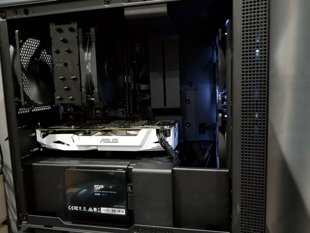 The completed build