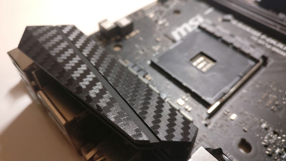 Vinyl tape to cover the red on vrm heatsink