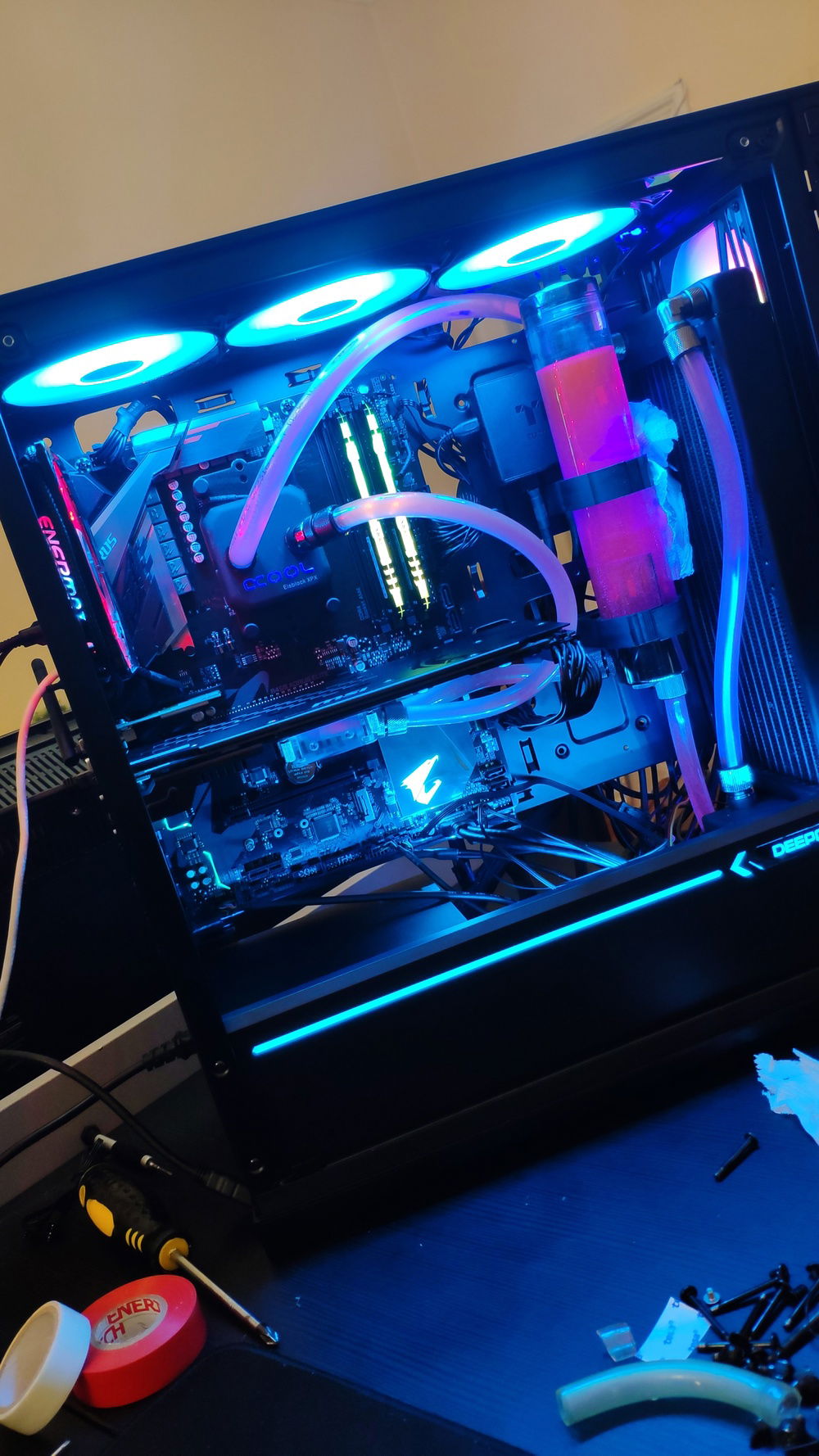 The first construction into this case (in 2018)